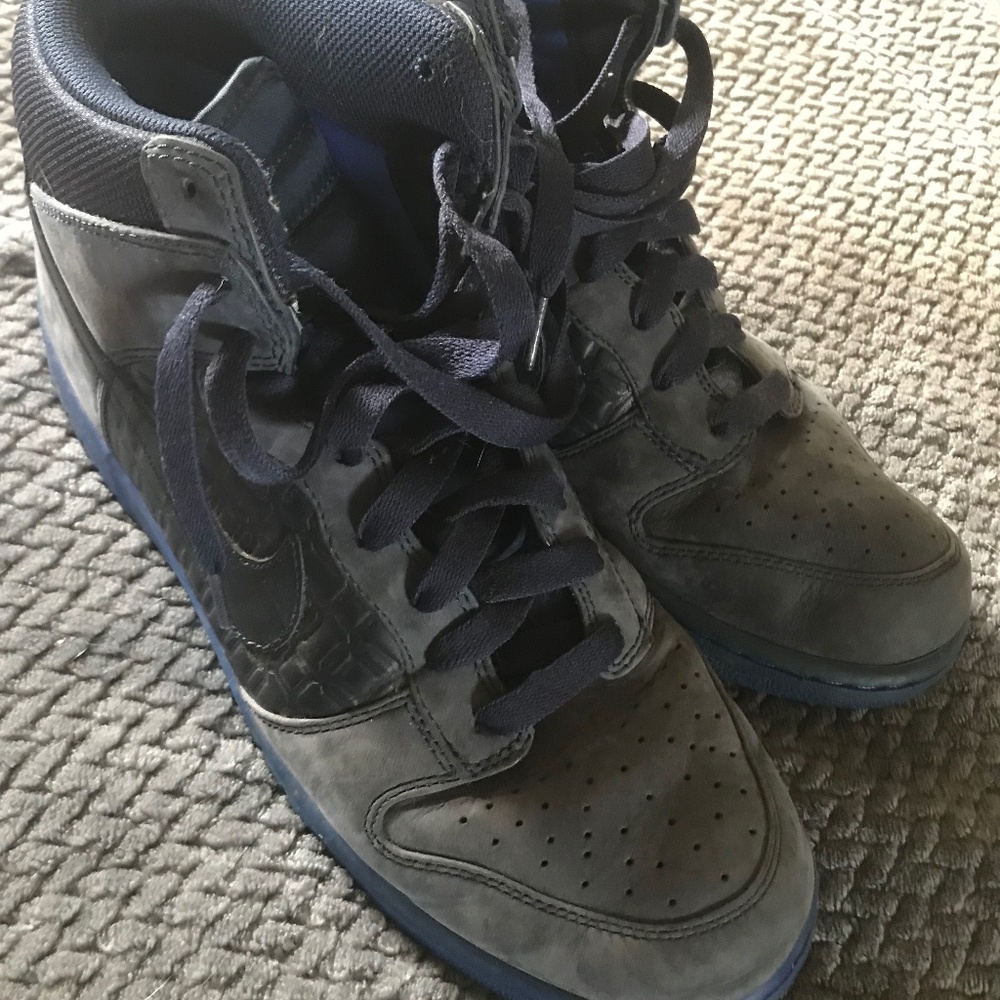 Nike Dunk High premium SB. Obsidian -Royal Blue size 12 mens RARE
